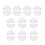 Nesebeskyttelse for briller 10 par Transparent 2 mm 2