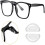 Nesebeskyttelse for briller 10 par Transparent 2 mm 4