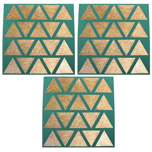 Set of 3 - Excalibur 14" x 14" Triangle Silicone Dehydrators for Dehydration