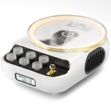 Retro Portable CD Player with Bluetooth Speakers, FM Radio, Night Light, LCD Display, 4000mAh Battery, Vintage Radio, Built-in Dual Speakers, Supports
