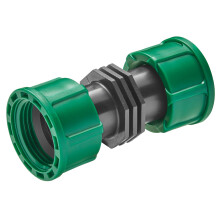 Gardena Connector for Valve Boxes V3: Accessory for connecting two valve boxes V3, simple screw connection, with 2 x 1" female thread (02758-20)