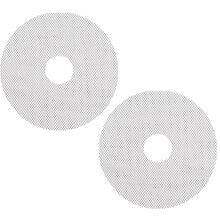 2 Fruit Leather Silicone Dehydrator Sheets with EDGES - NON-Toxic for Nesco Round Dehydrators Lip Mold Hold Batter Liquid Fruit Roll Up Fruit Leather