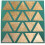 Set of 3 - Excalibur 14" x 14" Triangle Silicone Dehydrators for Dehydration 2
