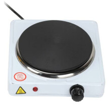 Storex Electric Hot Plate Single Portable Kitchen Table Top Cooker Hob Hot Plate Stove 1500W White New