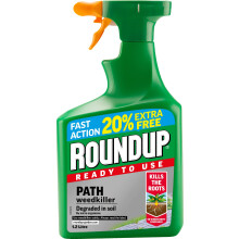 1.2L Round Up Ready To Use Path Weedkiller Degraded In Soil, Removes Weeds From Fencing, Driveway And Other Hard Outdoor Surfaces
