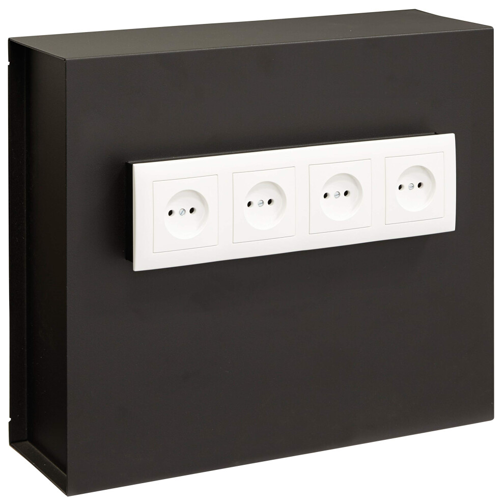 Arregui Black Camouflaged Safe With Wall Socket Concealment 8425181728147