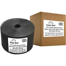 SOLAR BIRD PVC Coated Wire Mesh for Solar Panel Pigeon Proofing 30m Roll