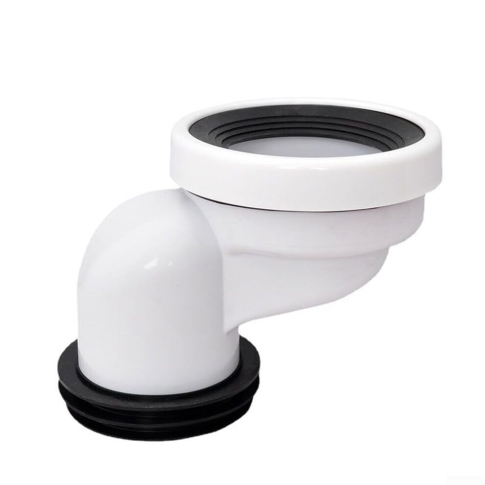 Toilet Connector With Leakproof Rubber Seal, Offset Toilet Drain Pipe 5Cm, Durable Build 9044945632224