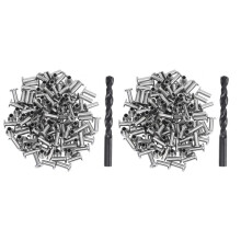 240 Pack Protector Sleeves for 1/8 Inch 5/32 Inch or 3/16 Inch Cable Railing, T316 Marine Grade Cable Railing Kit
