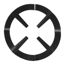 Cast Iron Wok Ring for Gas Stove NonSlip Stand with Even Heat Distribution for Cooking and Brewing
