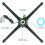 Rotating Christmas Tree Stand for 7.5ft Trees, 360 Spinning Base, Supports 80lbs, 3Way Switch 2