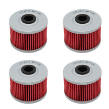 Motorcycle Oil Filter for Suzuki DRZ110 20032005 Flow Filtration Pack of 4