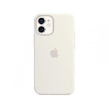 (White) Silicone Case With Magsafe For Iphone 12 Mini