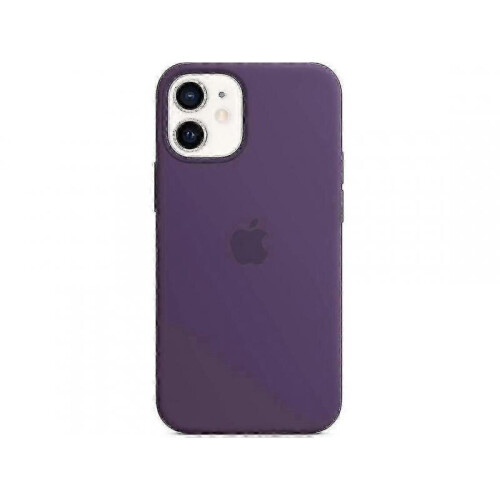 (Light Purple) Silicone Case With Magsafe For Iphone 12 Mini