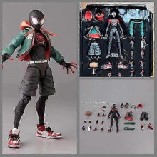 Legends Sentinel Spiderman Action Figure Spider-verse Miles Sv Shf Morales Peni Parker Anime Figures Statue Toys