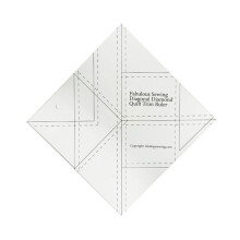 Quilting Ruler Acrylic Precision Sewing Tool for Fabric Cutting Patchwork Lightweight Design