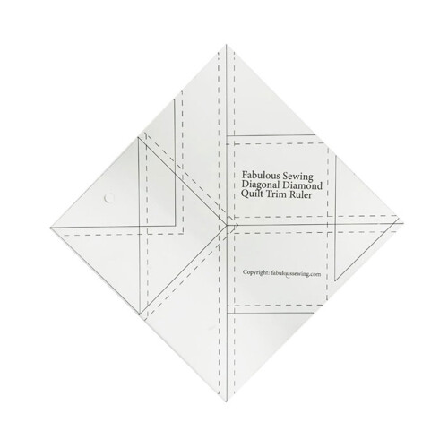 Quilting Ruler Acrylic Precision Sewing Tool for Fabric Cutting Patchwork Lightweight Design
