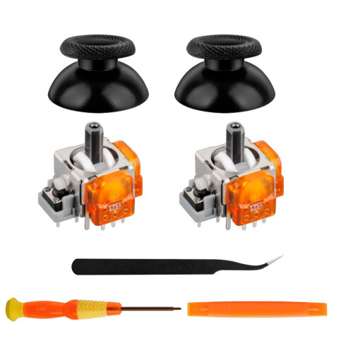 TMR Hall Effect Joystick Compatible with PS5 - 7IN1 Set: Enhanced Precision & Low Power