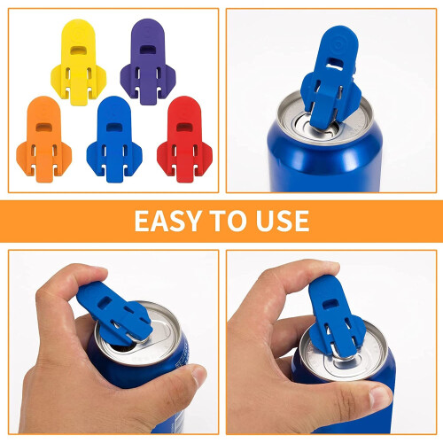 Easy Can Opener Σετ 6: Εύκολο, Ασφαλές και Πολύχρωμο Ανοιχτήρι Κουτιών Ποτών 2