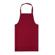 (3Pcs, Wine-red) Adjustable Cooking Apron Unisex Household Solid Color Chef Waiter Barbecue Hairdresser Adult Pocket Apron Kitchen Supplies Tool25-26