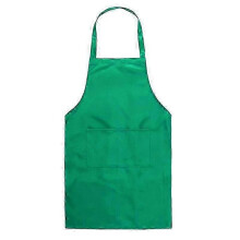 (1Pcs, Green) Adjustable Cooking Apron Unisex Household Solid Color Chef Waiter Barbecue Hairdresser Adult Pocket Apron Kitchen Supplies Tool25-26