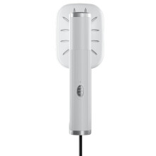 Handheld Steamer with Rotatable Head, Foldable Travel Clothes Iron, Quick Heat, White
