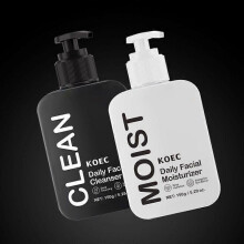 Daily Skincare Duo | Purifying Face Wash + Restoring Moisturizer | Daily Facial Cleanser and Moisturizer Set for All Skin Types | Healthy Ingredients