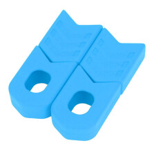 Bike Crank Protector Silicone Sleeve for Mountain and Road Bikes Arm Cover Damage Protection Blue