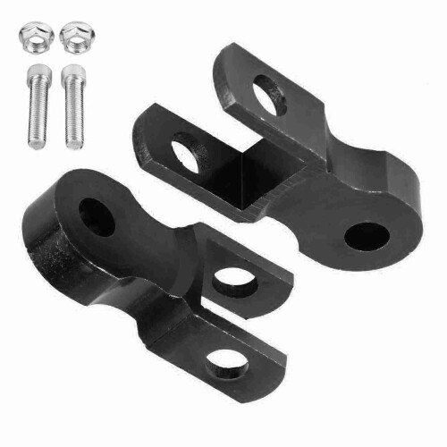 Motorcycle Rear Shock Absorber Riser 5cm Heightening Device Pad for Chassis (2 Pack, with Screw)
