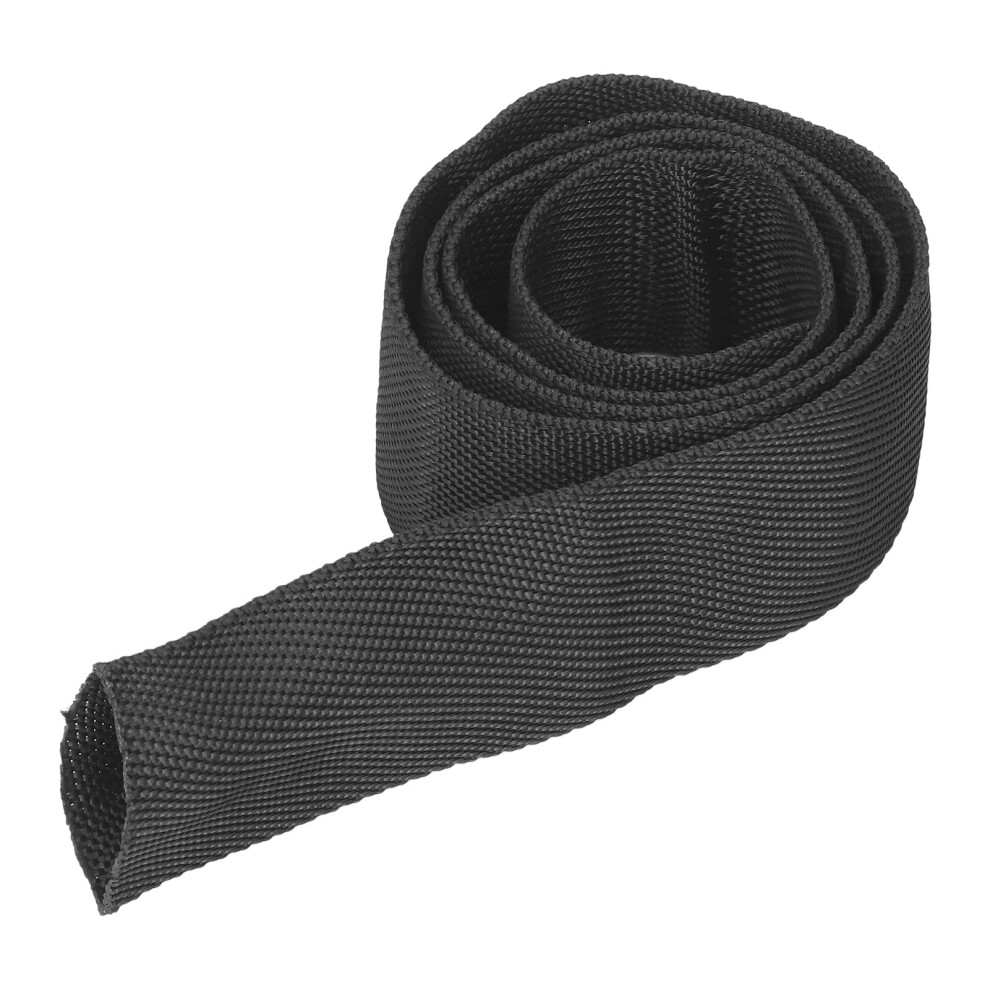 Winch Rope Protector Sleeve 1M Polyester 5Cm Heavy Duty Abrasion Resistant Offroad Recovery 9044945634839