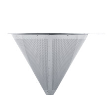 Pour Over Coffee Maker Stainless Steel Cone Dripper Reusable Coffee Filter Double Mesh Filter Manual Coffee Brewing With Fine Flavor Extraction For