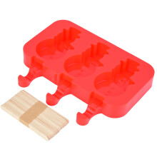 Silikonformen in Schneemannform, kreative Eisformen für den Haushalt, ideal für selbstgemachte Dessertkreationen, antihaftbeschichtet,