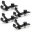 Adjustable Drum Rim Mic Clips For Percussion Instruments, Microphone Mount Clamp With Adjustable Height And Durable Material, Solid Metal Screws 3