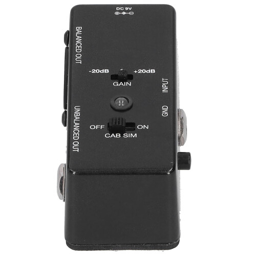 Guitar Effects Pedal High-Gain Distortion Robust Distortion Effect Multi Function Cabinet Simulator Metal Shell True Bypass Balanced Output