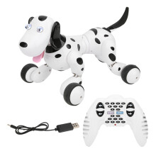 STEM Learning Robot Dog Toy For Kids Programmable And Educational Rechargeable Battery Wireless Remote Voice Gesture Control Led Eyes Dancing