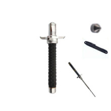 (37in, Black) 37-inch Extra-Long Telescopic Emergency Tool for Outdoor Safety Black Gift