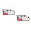 2Pcs Nipple Measuring Card for Flanges Assorted Colors Flexible Paper 6