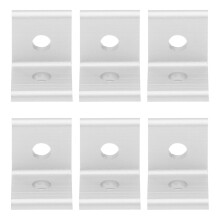 Aluminum Angle Corner Bracket, 10Pcs L Shape 90 Connector Industrial Supplies3030-2 Hole