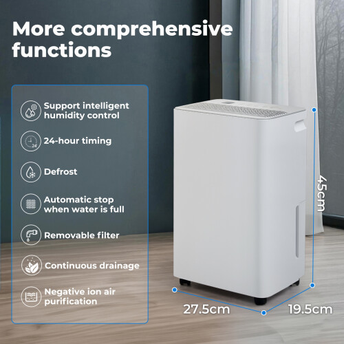Spector 10L Quiet Dehumidifier & Air Purifier 1