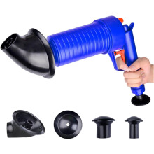 Pressure Toilet Plunger and Drain Clog Remover with MultiSize Suction Cups, EcoFriendly Reusable