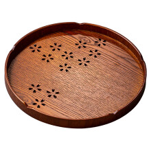 Pratos decorativos redondos, com acabamento requintado e polimento fino para facilitar a limpeza (design com borda elevada antiderrapante).
