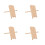 32Pcs Solid Wood Drumsticks with Antislip Grip for Drum Practice Home 9
