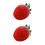 2Sets DIY Red Wool Felt Fruit Pendant Handmade Felting Material 9