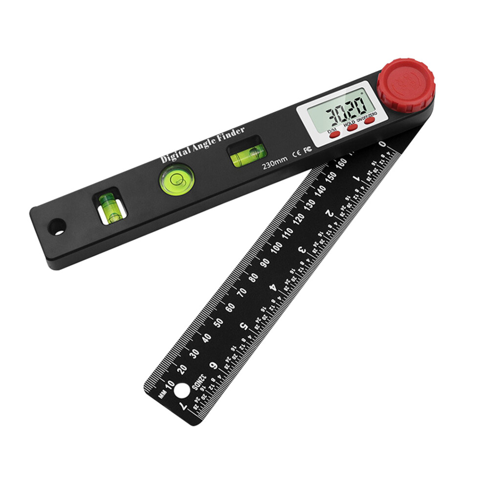 Angle Finder Ruler With Digital Display, Accurate Measuring Tool For Carpentry Construction And Diy Projects, Features Quick Angle Measurement And 9138057877069