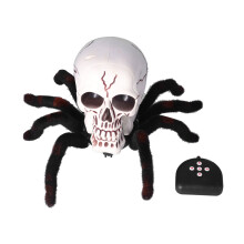 Zdalnie sterowany pająk dla dzieci, realistyczne zwierzę z oczami LED, ruchomymi nogami, szybko poruszająca się zabawka, dekoracja na Halloween,