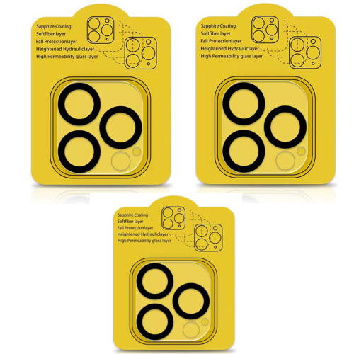 3er-Pack Kameraschutz aus gehärtetem Glas   iPhone 15 Pro Max