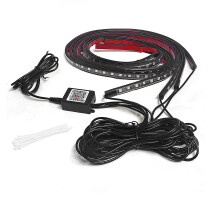 APP Control Car Underglow Lights Waterproof Exterior Car Lights Bluetooth Dream Color Chasing Strip Lights Music Mode Sync Smart LED Strip LED Hue