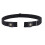 Elastischer Gürtel ohne Schnalle PU-Leder Schwarz 3 cm 1