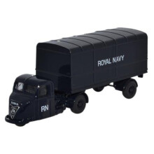 Oxford Diecast 76RAB010 Scammell Scarab Van Trailer Royal Navy OO Gauge