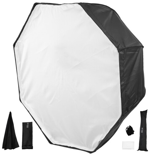 Οκτάγωνο ανακλαστήρας Softbox με λευκό κάλυμμα διαχύτη απαλού φωτισμού, γρήγορο και